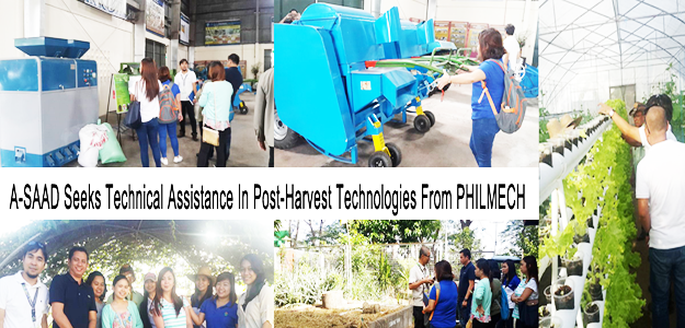 DA-SAAD seeks technical assistance in post-harvest technologies from PHILMECH