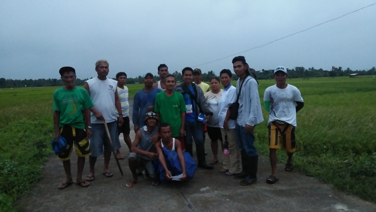 DA-SAAD Eastern Samar staff holds profiling and geotagging in Quinapondan