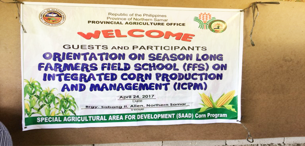 SAAD in Northern Samar conducts Social Preparation to farmer beneficiaries in 12 corn areas
