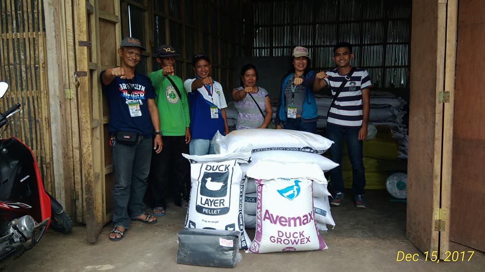 North Cotabato farmer-beneficiaries receive ducks and corn seeds
