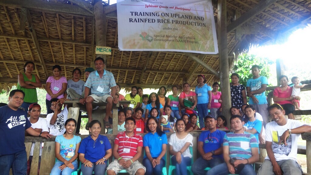 SAAD holds crop production training to its Bicolano beneficiaries