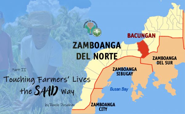 Touching Farmers’ Lives the SAAD Way: in Leon B Postigo, Zamboanga del Norte