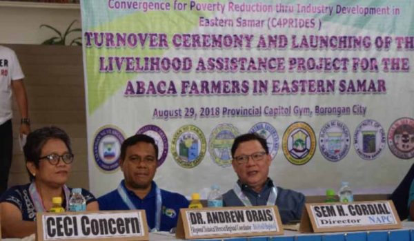 Eastern Samar Abaca farmers receive livelihood assistance from SAAD