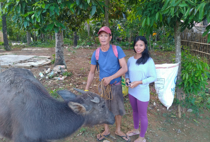 Farmer-individuals of Catanduanes received draft animals