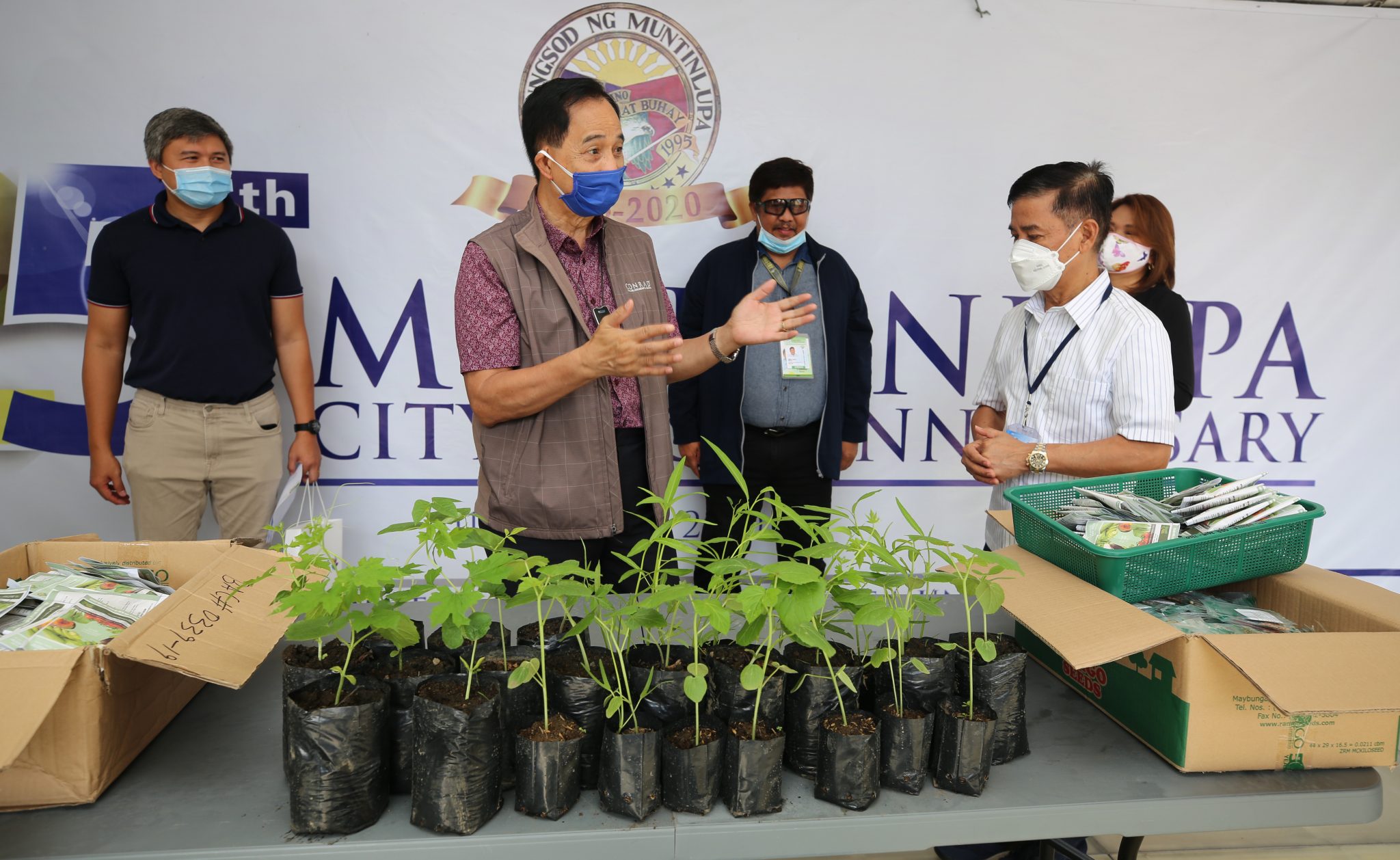 Urban agriculture project kicks off in Muntinlupa City