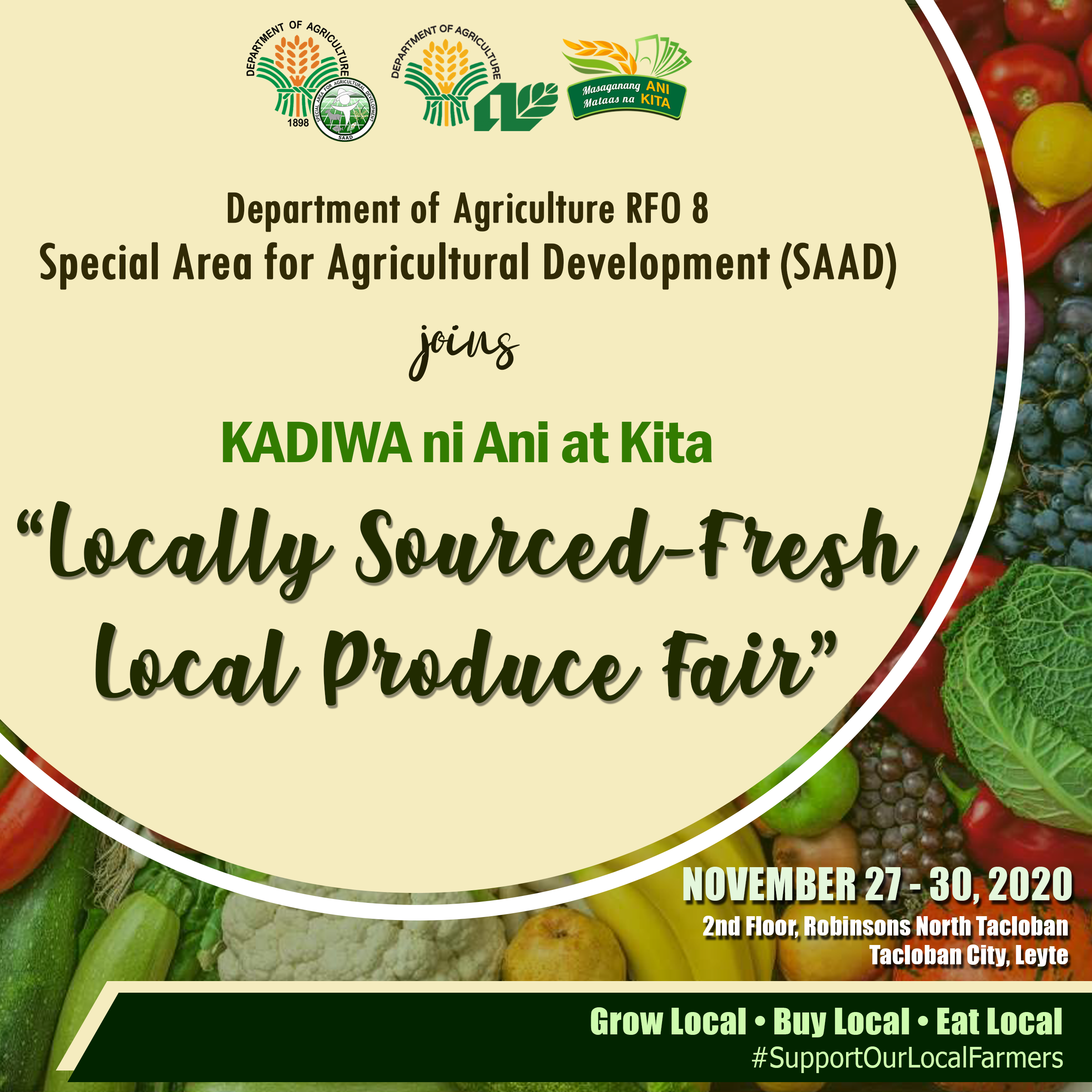 SAAD farmers in Region 8 joins Kadiwa Fair