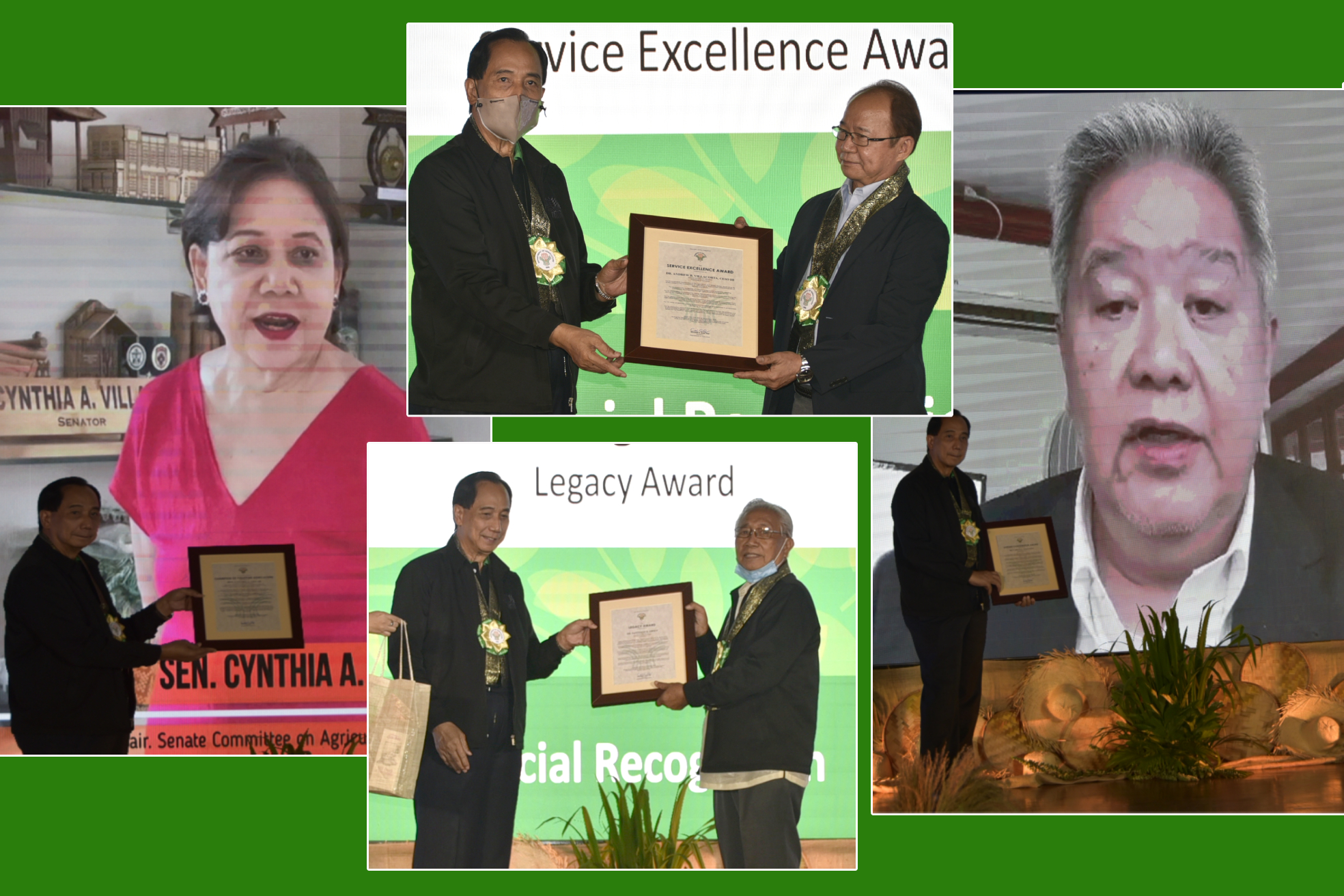 DA honors Philippine agri champion, lifetime contributor, rice industry achievers