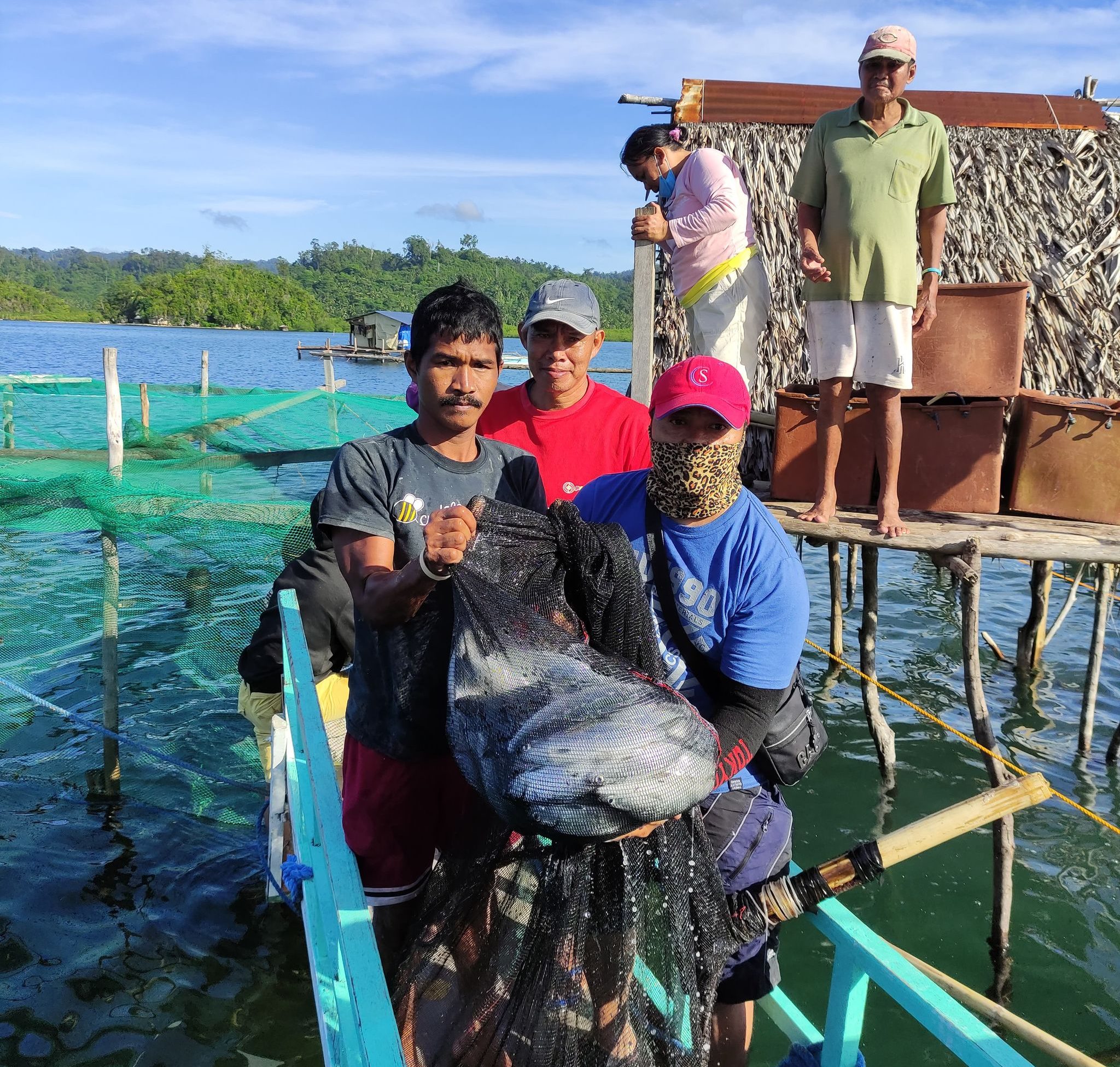 Surigao del Sur fishers harvest Php 140K worth bangus through SAAD project