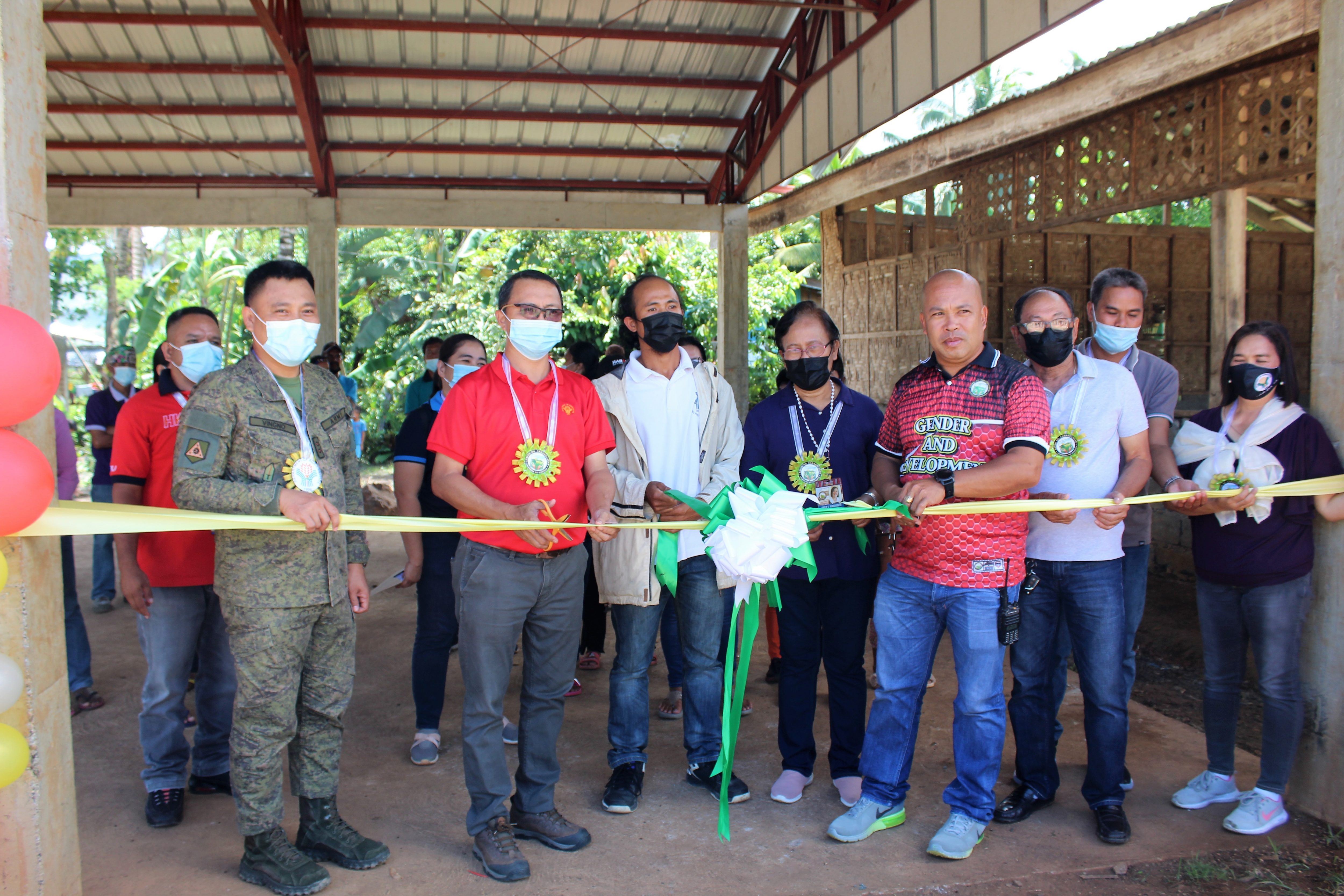 SAAD NorMin grants multi-crops drying pavements to Bukidnon farmers