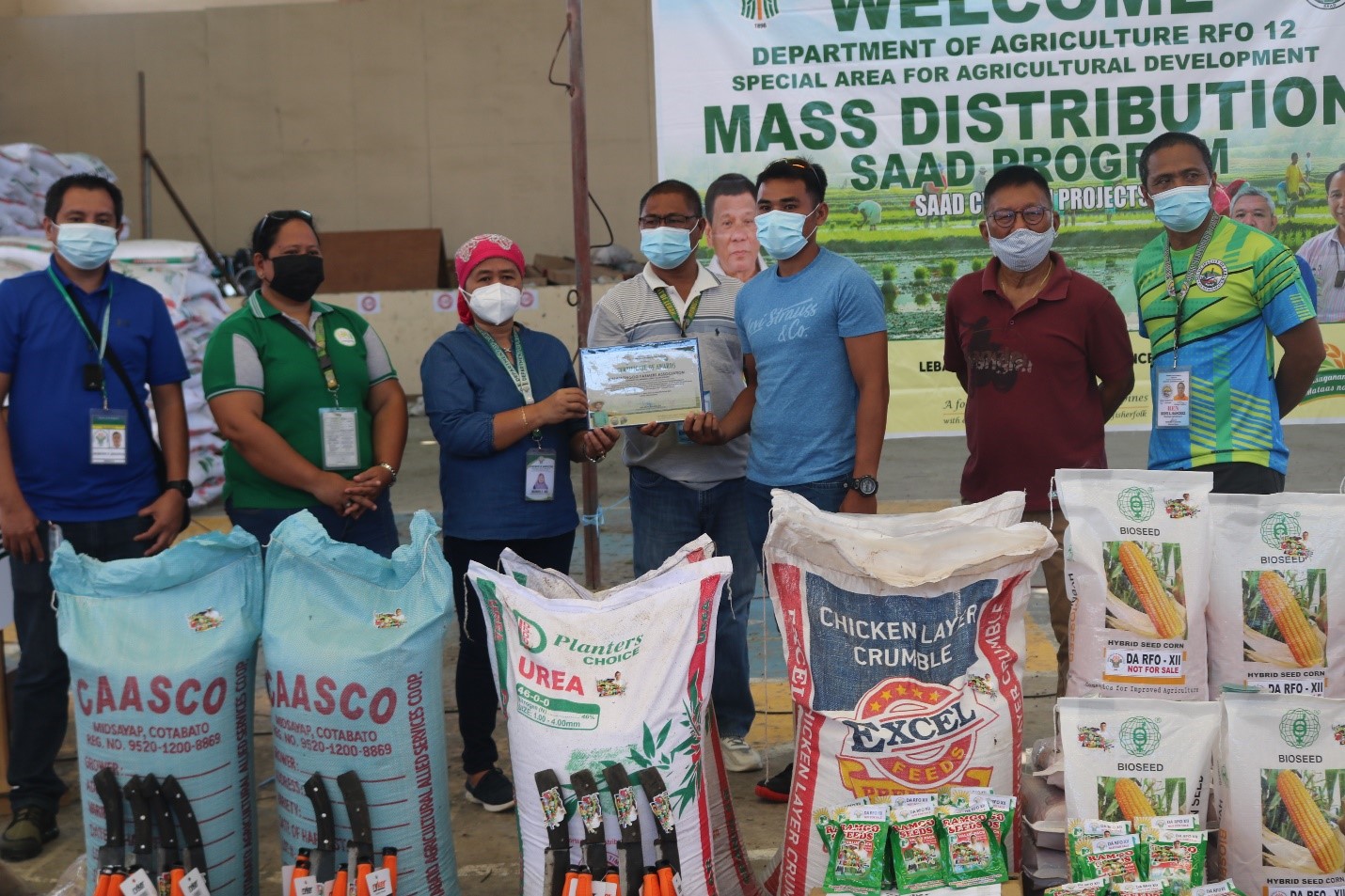 Php 14.1M agricultural inputs provided to Sarangani and Sultan Kudarat 29 FAs