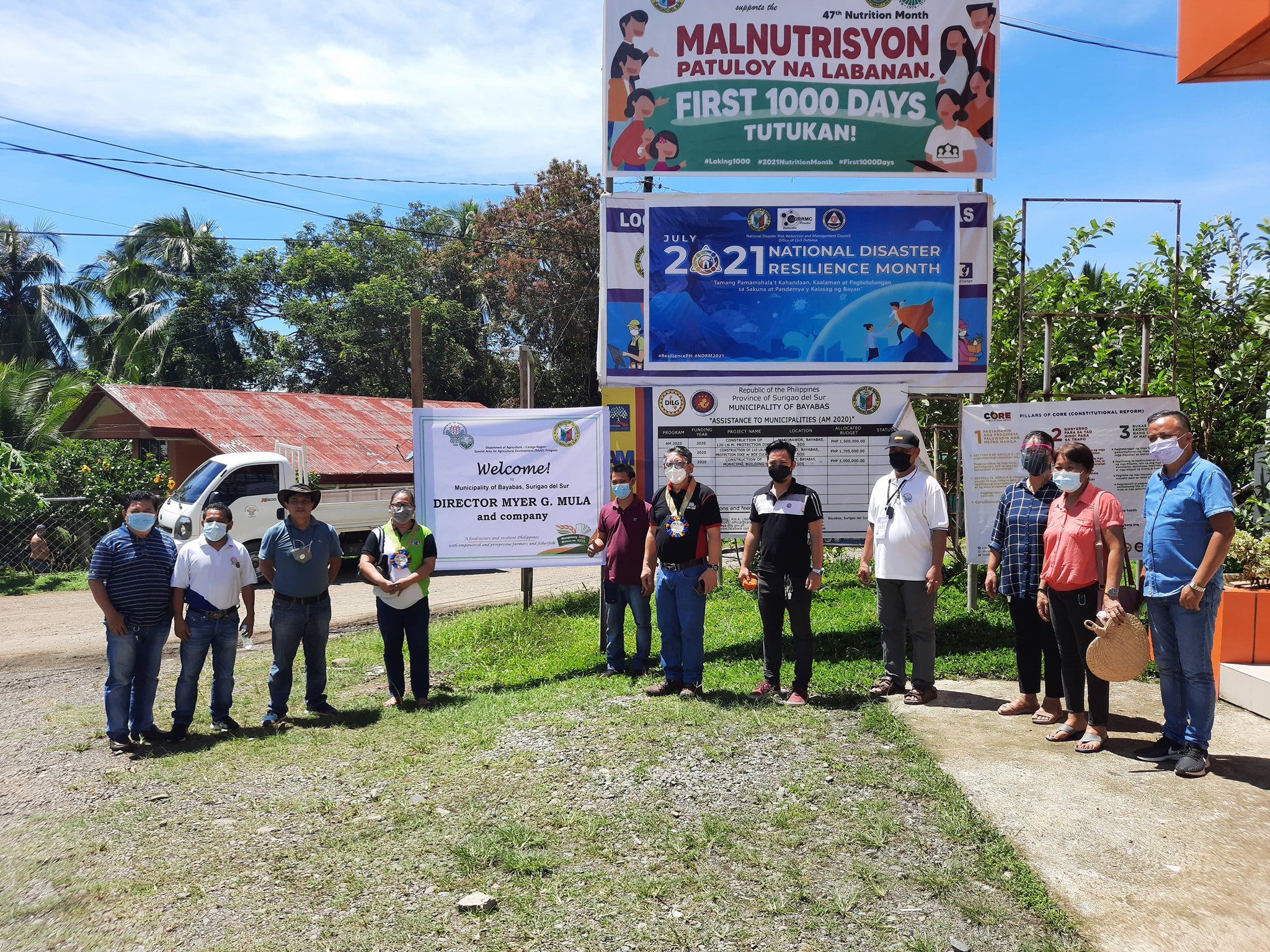 SAAD Director visits poultry and milkfish culture projects in Surigao del Sur
