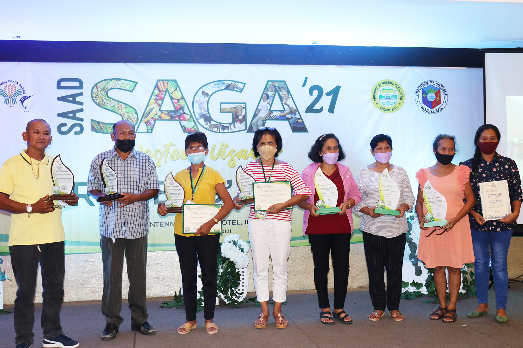12 top performing agri-fishery partners for SAAD implementation in Western Visayas cited