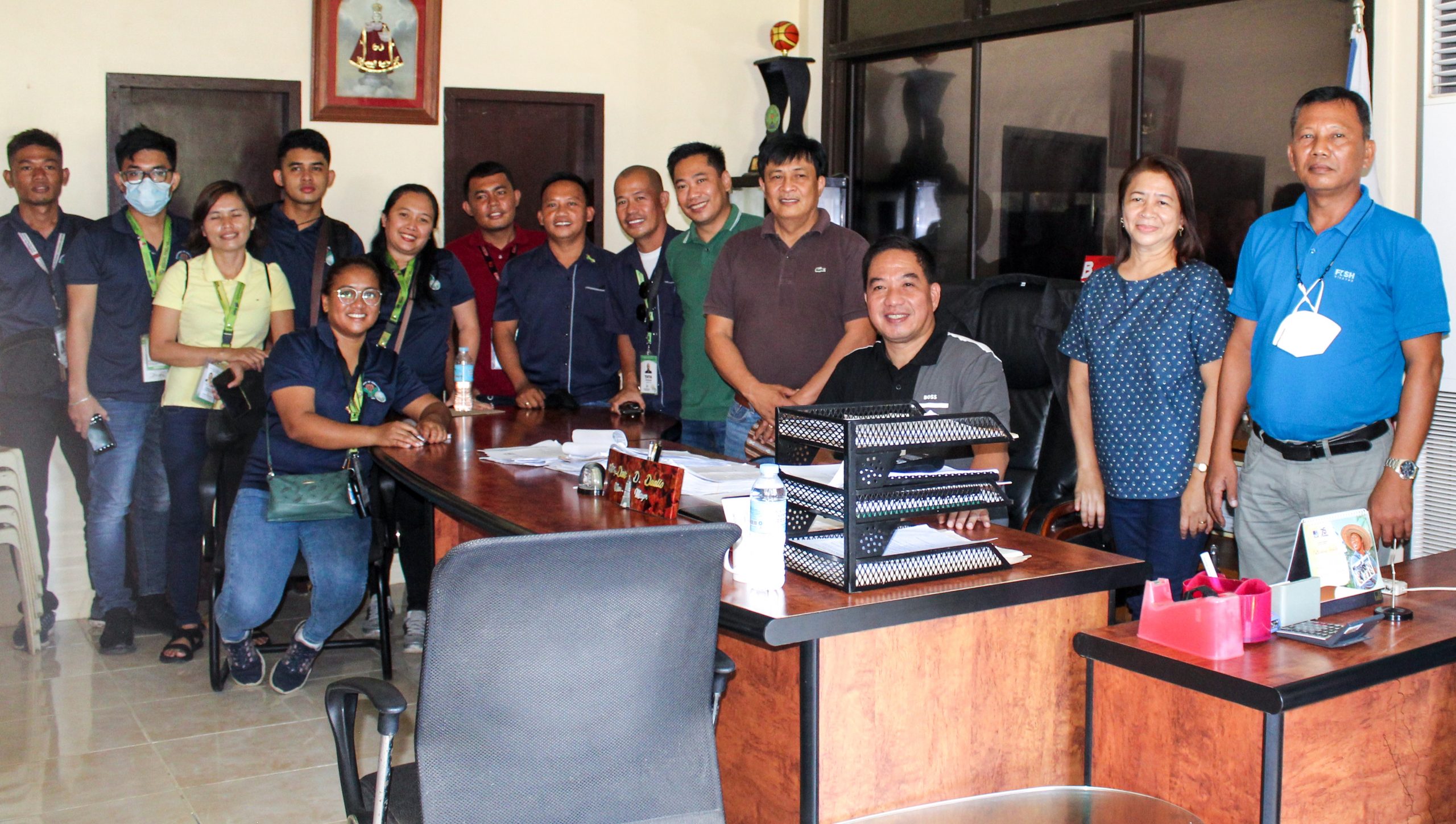 Bohol Inter-agency cooperation strengthens through Director’s visit