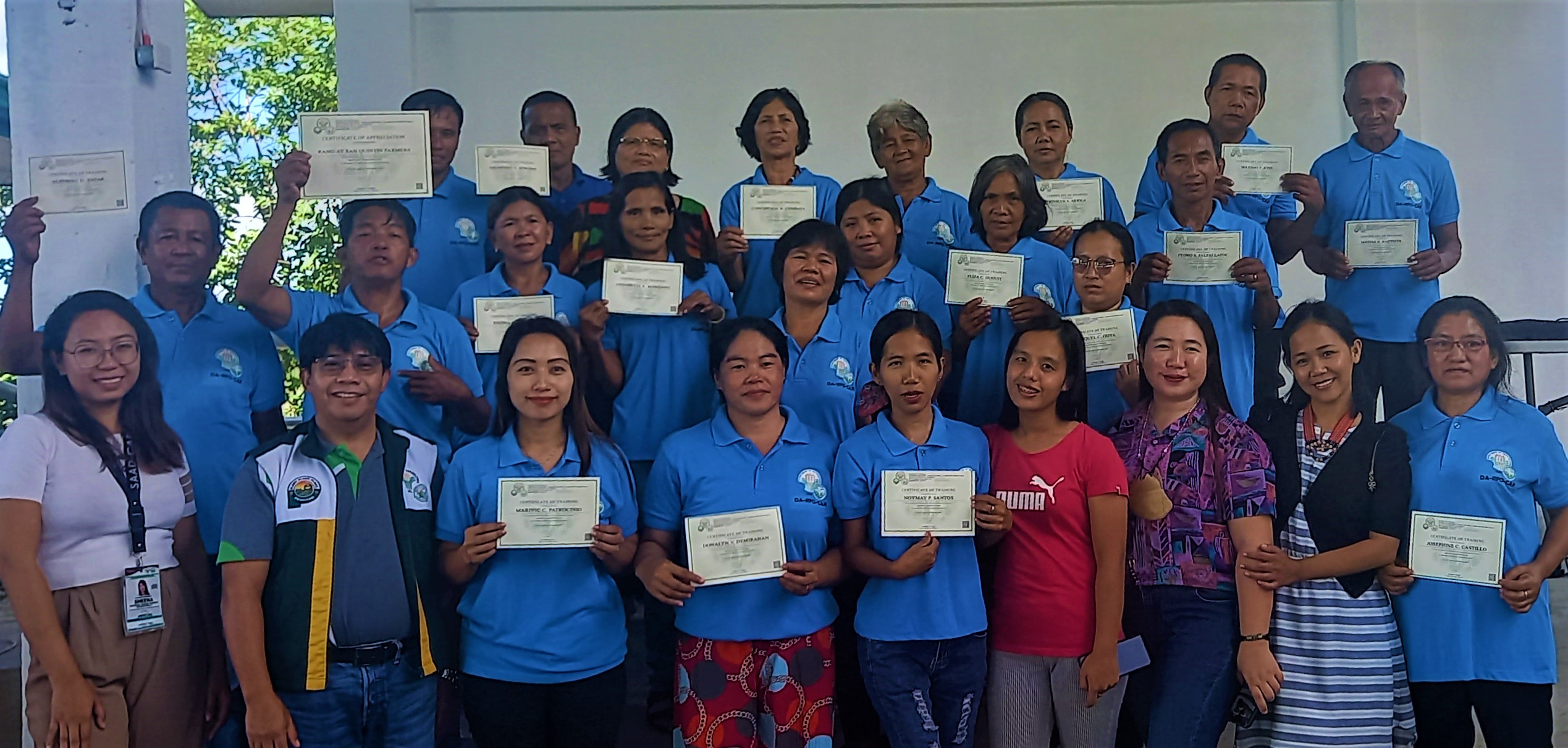 24 swine raisers graduate from FLS training in Rizal, Kalinga