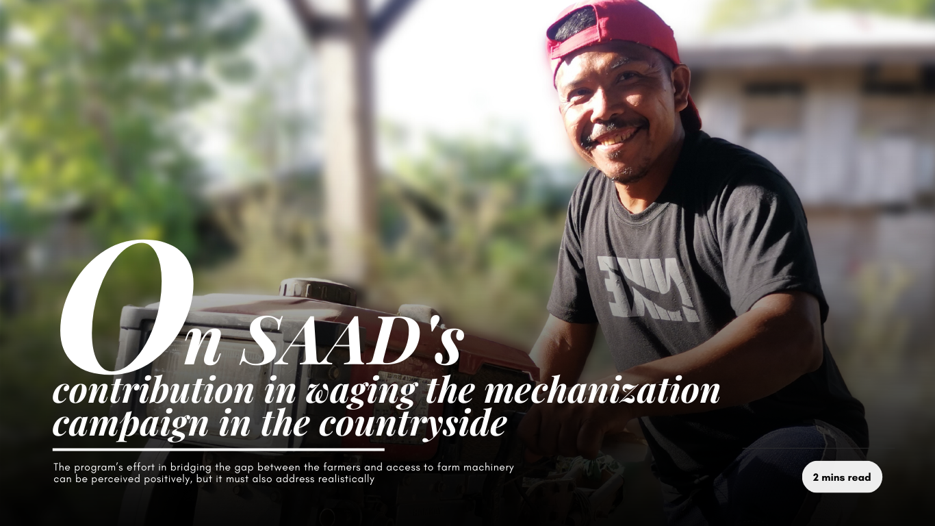 On SAAD’s contribution in waging the mechanization campaign in the countryside
