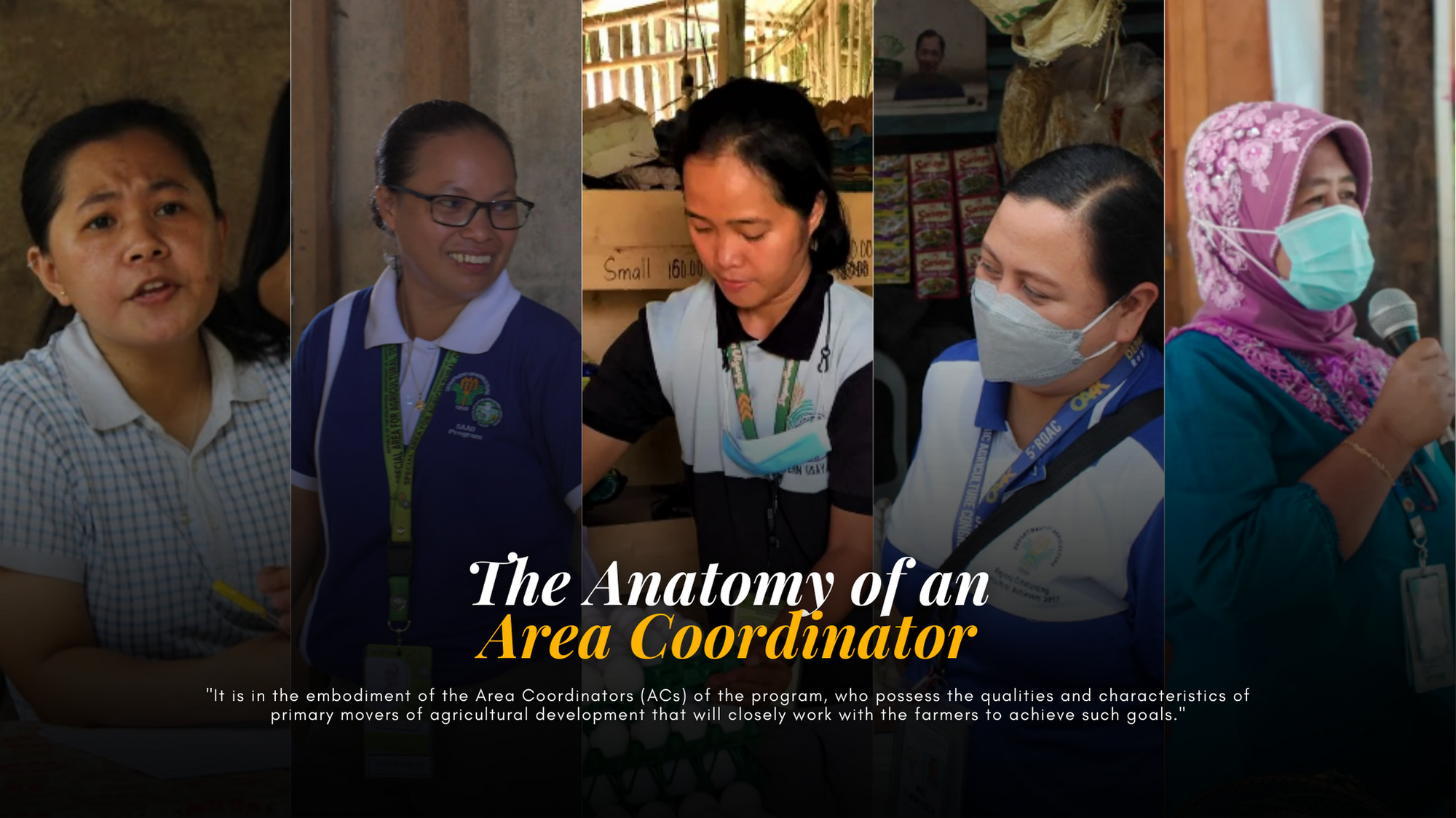 The Anatomy of an Area Coordinator