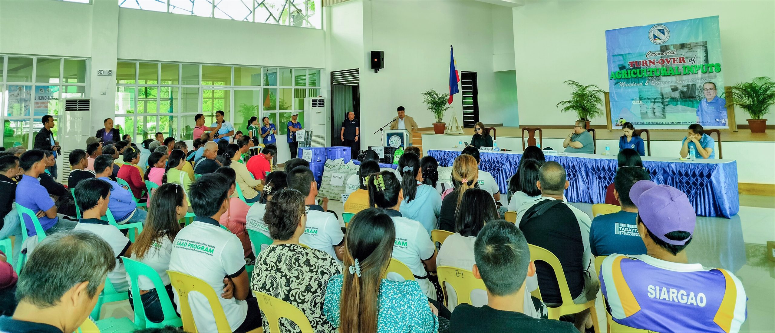DA-SAAD Caraga, PLGU Surigao Del Norte turned over SAAD Phase 2 livelihood projects to 18 FAs