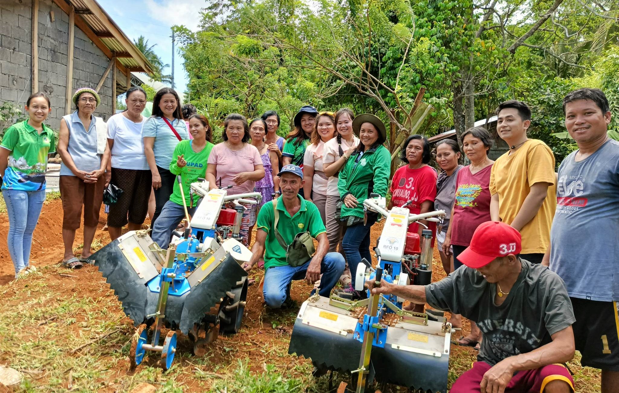 DA-SAAD NorMin distributes hand tractors to Camiguin farmers
