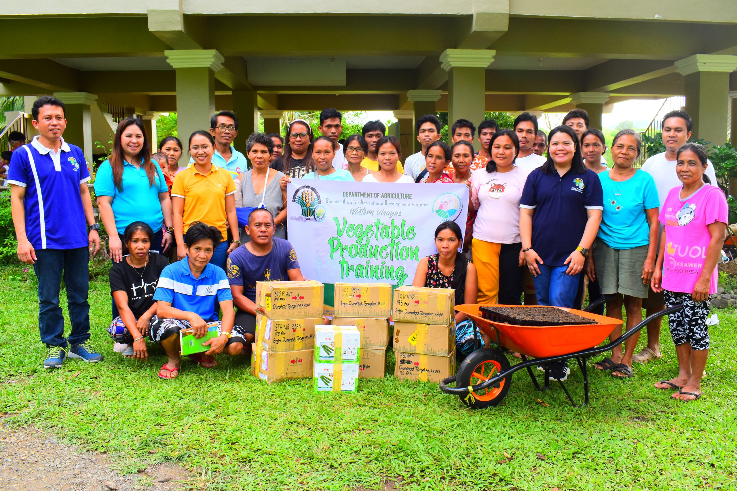5 SAAD Phase 2 FAs from Aklan, Iloilo, Guimaras underwent vegetable production training