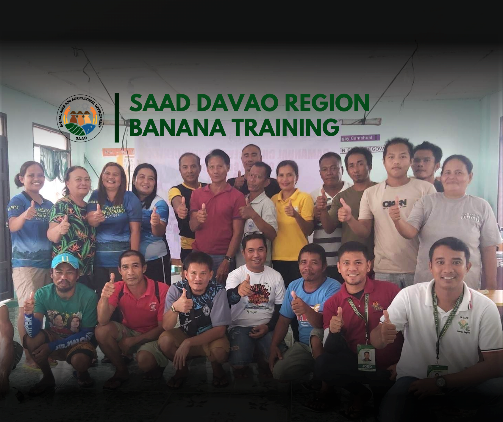 SAAD Davao Region primes 2 FAs for cardava banana project