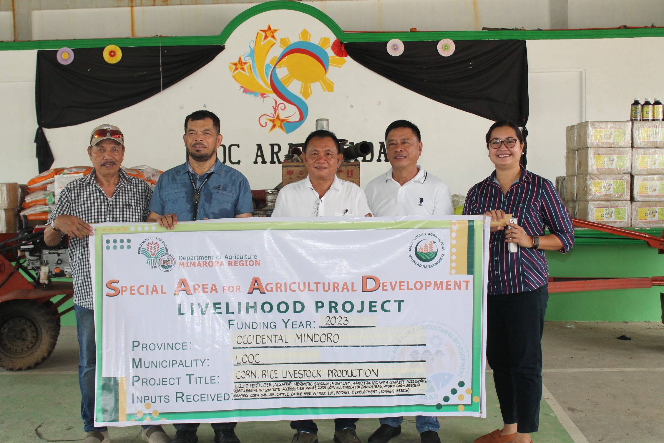 70 farmers in Occidental Mindoro receive Php 2.4M worth of agricultural interventions