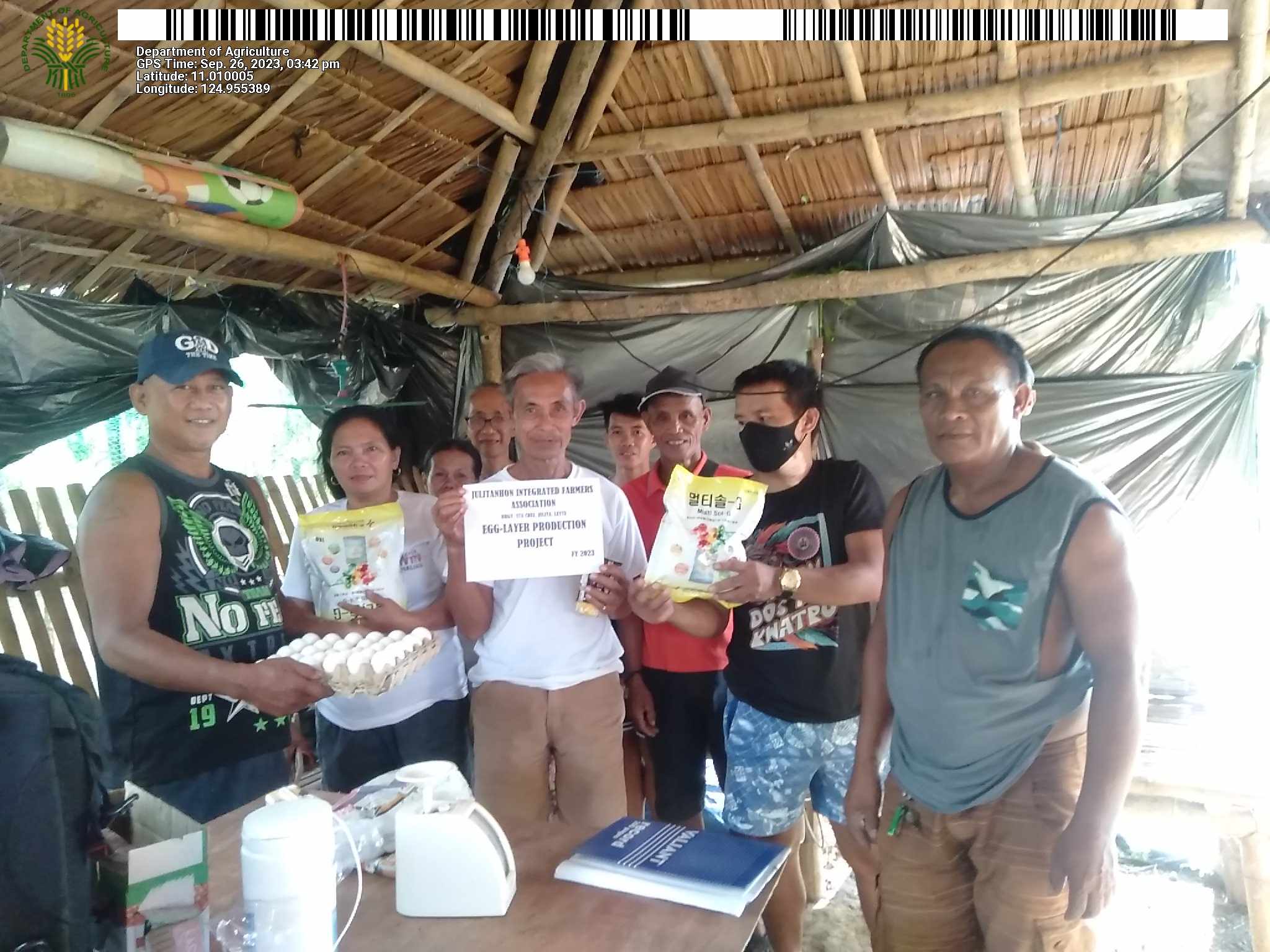 Leyte farmers earn Php 41K within 3 months from layer egg project