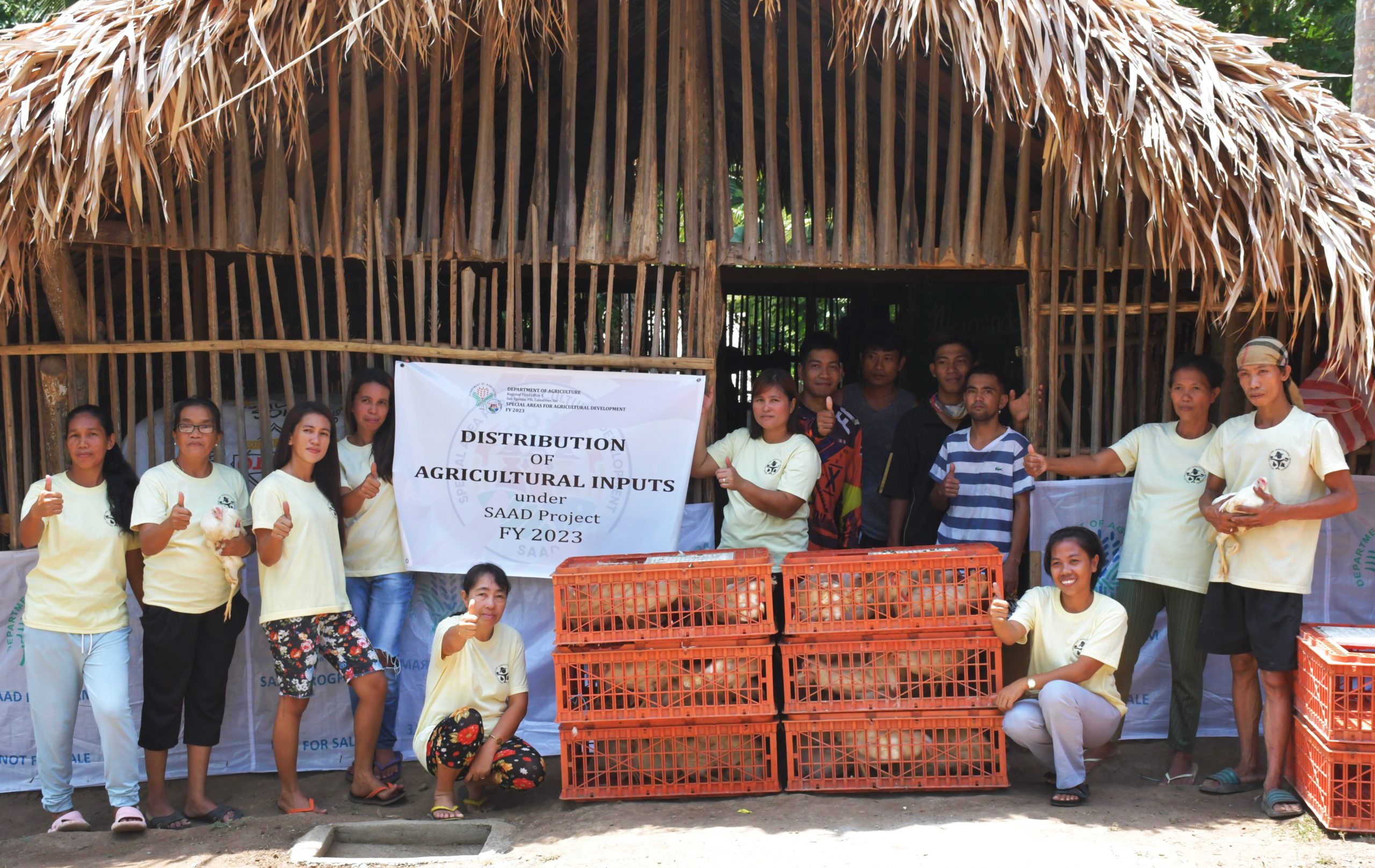75 Sorsogon farmers  benefit from SAAD’s poultry project