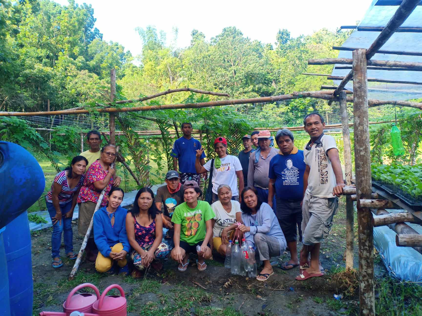 Bohol SAAD farmers establish communal vegetable garden, earn Php4K from first harvest