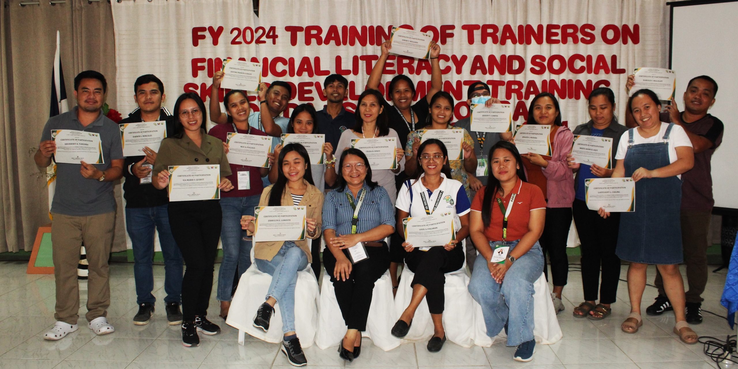 TOT: Bringing financial literacy and social skills development to Central Visayas farmers